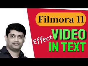 Video Inside Text in Filmora 11 | Easy Tutorial for Beginners (2025)