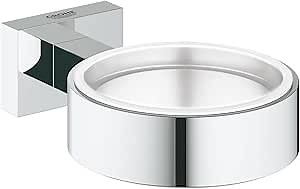 Grohe 40508001 Essentials Cube Soap Dish, Starlight Chrome