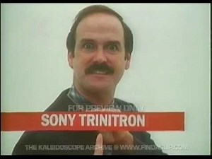 Sony Trinitron Television John Cleese 1980s Commercial