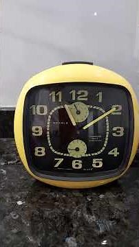 Vintage Alarm Clock Wehrle Commodore mid 1970s WEST Germany Start Up Function