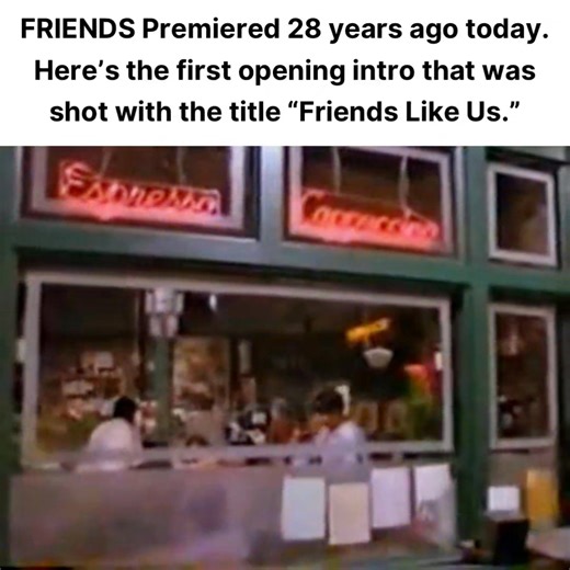 The opening intro of Friends titled "Friends like us" ✨✨❤️ | Friends Memes