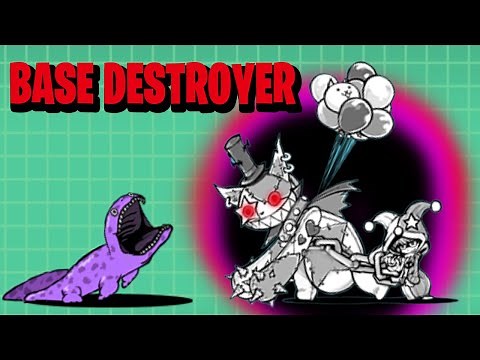 The Battle Cats - "BASE DESTROYER BEAST!!" Warlock and Pierre