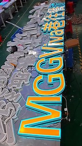4K views · 51 reactions | Magic color luminous words, the first choice for opening a shop. #neonsign#neonsigns#neonsignfeedback#ledsign#partysign#ledlights#neonlights#homedecor#weddinguse#weddingneon#weddingneonsign#customsign#customneonsign | Signboard manufacturer | Facebook