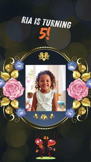 v7pugr kids birthday video invitation,editable birthday invite, canva video invitation, animated