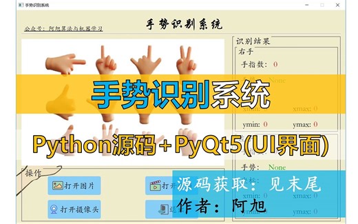 基于深度学习算法的手势识别系统【含python源码 PyqtUI界面 原理详解】-python手势识别 深度学习实战项目
