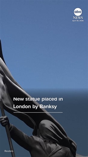 Banksy slipped a blinded politician into London’s imperial stage: a suited man marching forward with the flag over his own face.Is this patriotism, or the perfect image of a nation so proud of its symbols that it can no longer see where it is going?