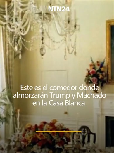El presidente de Estados Unidos, Donald Trump, recibirá a la líder democrática y Premio Nobel de Paz, María Corina Machado, en el Private Dining Room de la Casa Blanca. Le contamos algunos datos importantes de este lugar. NTN24.COM