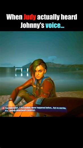 When Judy actually heard Johnny… #cyberpunk #shorts