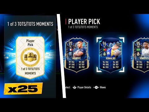 FIFA 23 25 x TOTS or TOTS moments player pick packs!