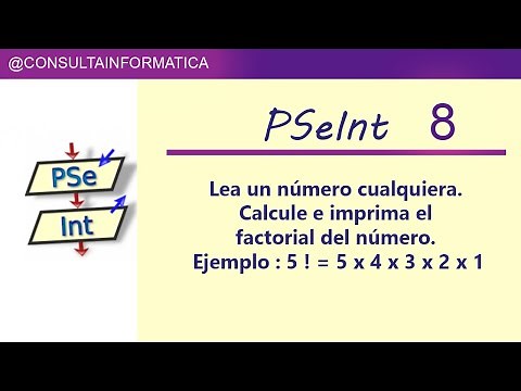 EJERCICIO 8: FACTORIAL DE UN NUMERO EN PSEINT