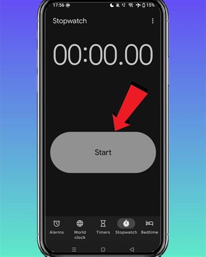 Stopwatch phone Mein Use Kaise Karen || How To Use Stopwatch On Alarm Clock App