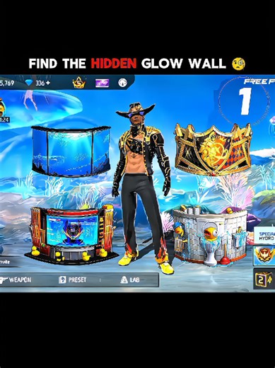 Free Fire Hidden Glow Wall Trick by RG King