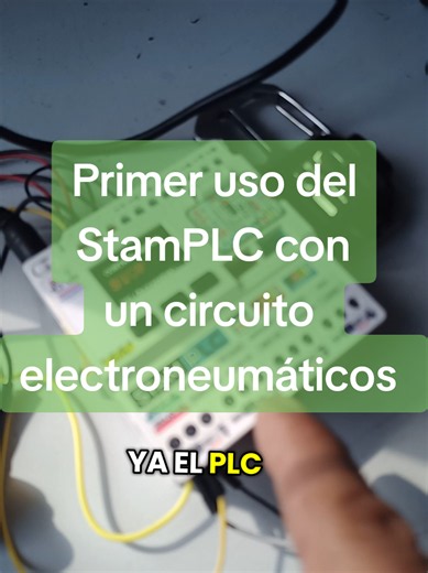 Primer uso del StamPLC con circuito electroneumático