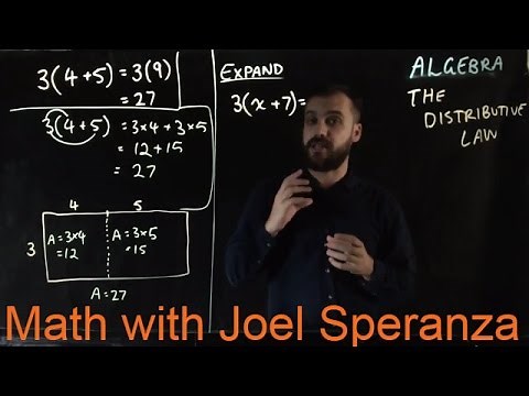 Algebra The distributive law