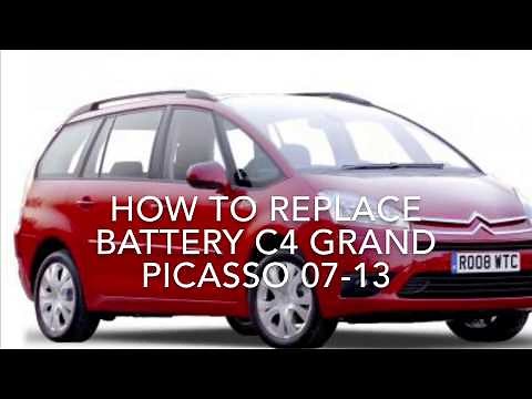 C4 Grand Picasso battery removal-how to