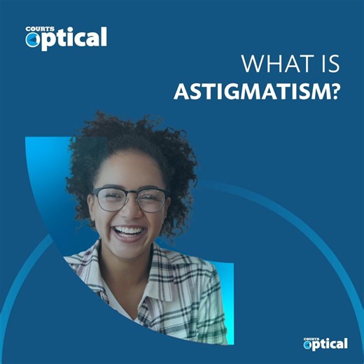 Blurry or distorted vision? 👀 Astigmatism might be the reason. Watch to learn what it really means and why an eye test matters. Book an appointment at https://courtsoptical.com/trinidadandtobago/appointments/ #CourtsOpticalTT #VividViews #Style&Value #ValueYouCanSee #Astigmatism | Courts Optical Trinidad & Tobago