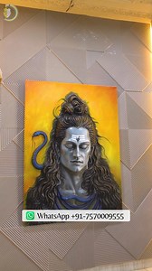 55K views · 2.2K reactions |  Lord Shiva – 5x3.5ft Wall Mural | The...