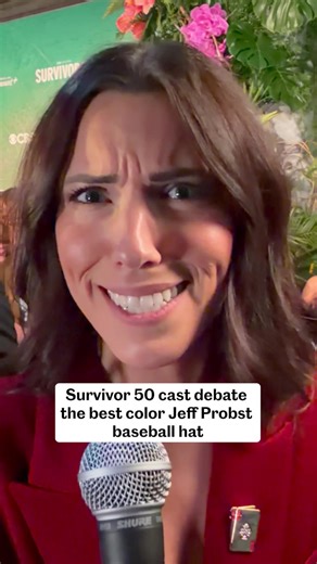 ‘Survivor 50’ cast debate the best color Jeff Probst baseball hat