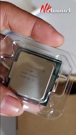 Intel i3 10th 10100f Unboxing