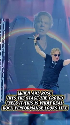 Axl Rose Live Performance Iconic Rock Energy #AxlRose #GunsNRoses #RockLegend #LivePerformance