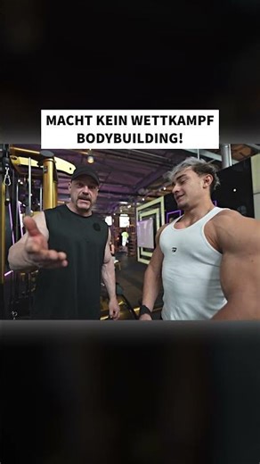 Hört auf mit Wettkampf Bodybuilding!