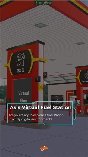 The Hidden World of a Fuel Station | ASİS 3D Virtual Station #shorts #virtuelfuelstation