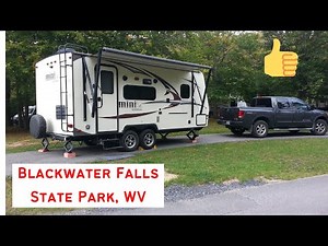 Blackwater Falls SP, Davis WV. Sweet! We both love this park. Wooded & very quiet. $42.50/night!