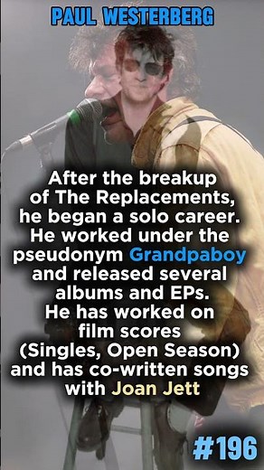 Paul Westerberg - The Replacements frontman with a barbaric voice. #196