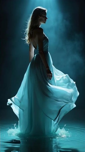 Liquid Magic Dress in Motion 🌊💃 #FashionInnovation #TrendingStyle