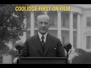 1924 Coolidge is First President Recorded With Synchronized Audio on White House Lawn #history