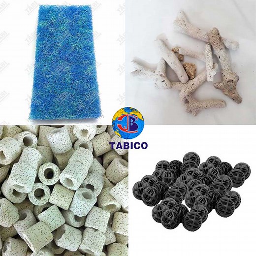 Vật liệu lọc hồ cá, bể cá