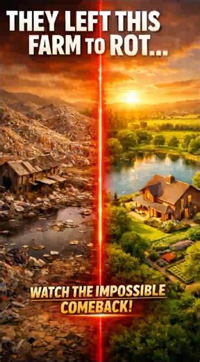 مزرعة مهجورة لجنة خضراء | Abandoned Farm to Green Paradise: 5 Stages AI