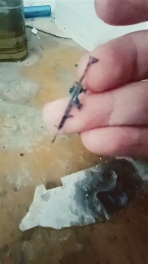 DIY tiny model gun crafting