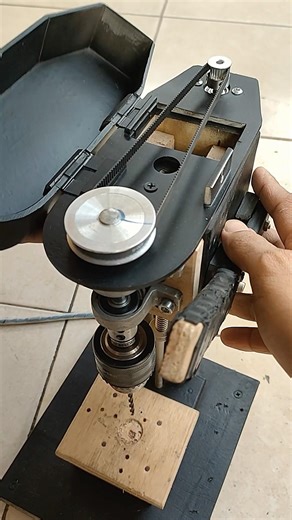 DIY Project ‼️ Homemade Mini Benchdrill 775 DC Motor #diy #creative