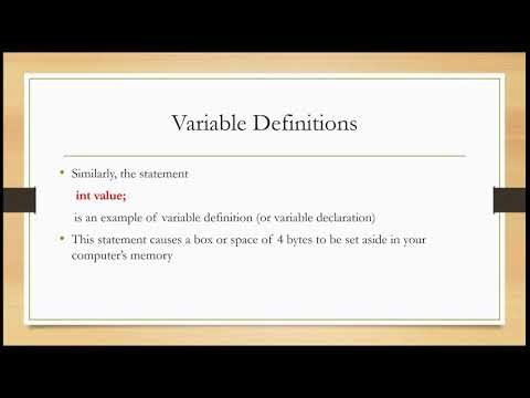 Variable Definition in C Programming Language : Single Variables and Multiple Variables