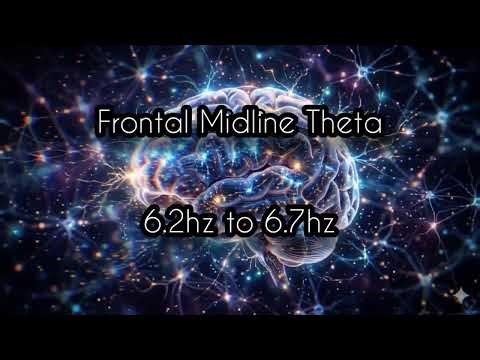 Frontal Midline Theta - 6.2hz to 6.7hz Binaural Beat