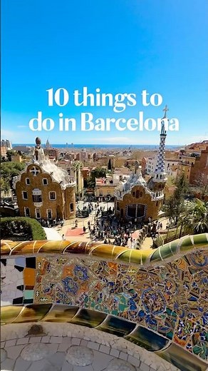 10 best things to do in Barcelona 🇪🇸 #barcelona Places to visit in Barcelona