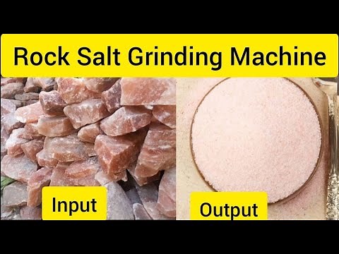 Rock salt grinding full process| Rock salt grinding Plant | Rock salt machine | Hammer mill.