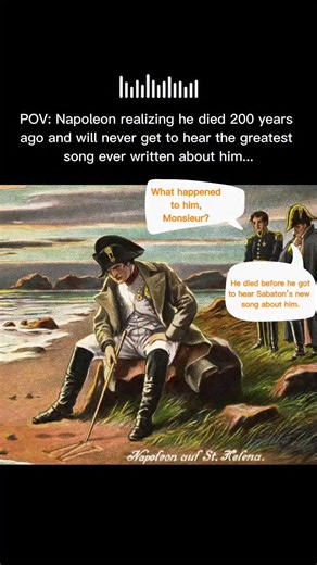 Napoleon died over 200 years ago and never got to hear “I, Emperor”. But YOU can blast it on repeat! 😉 How many times have you listened to it? Click here and turn up the volume 👉 https://sabaton.lnk.to/iemperor | Sabaton