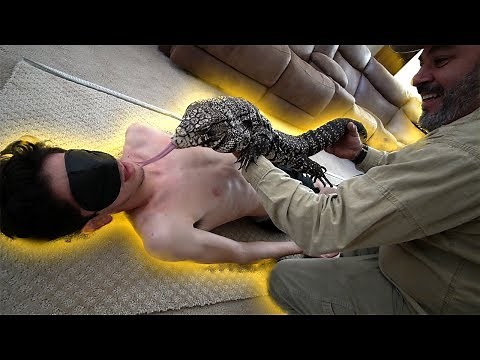 DEADLY WHAT'S ON MY BODY CHALLENGE! **LIVE ANIMALS** | FaZe Rug