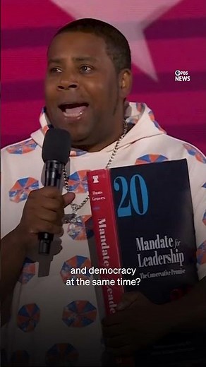 Comedian Kenan Thompson roasts Project 2025 at DNC #shorts