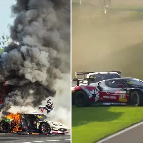 Sometimes, the most important race is the one you never signed up for. British driver Ollie Millroy says Dutch rival Loek Hartog saved his life during a China GT race in Shanghai. After a multi-car… | Alvin Foo