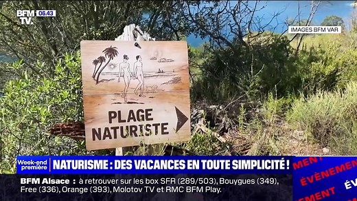 La France est la première destination naturiste au monde : BFM TV est allé en immersion dans un camping naturiste créé il y a plus de 60 ans à Esparron-de-Verdon