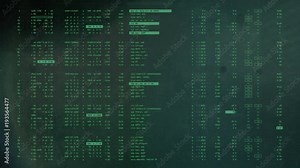 Hacking in progress, confidential data interception, security breach, cybercrime. Futuristic hacking attack in progress