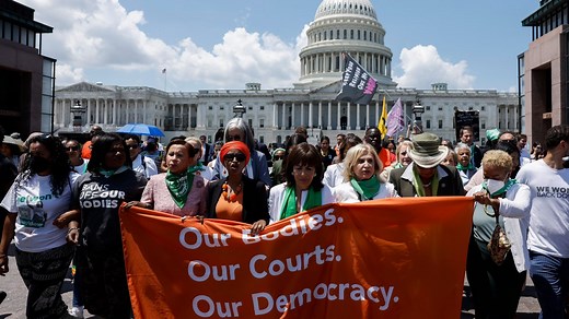 17 Democratic Members of Congress Arrested During DC Abortion Rights Protest