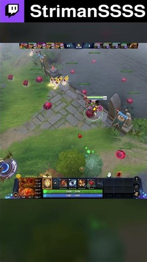 FLEE THROUGH MINES - EVERYTHING! IN PATCH 7.41! #dota #strimans #patch #7.41 #strimans