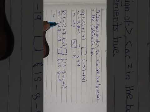 Class 7th maths chapter 1 integer exercise 1.2 question no. 9