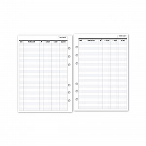 A5 Checkbook Register Planner Refill, Household Finances, Budget Planning Insert - Etsy