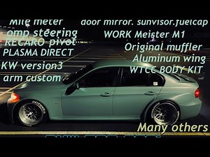 BMW 【E90】building a wide body E90 WTCC