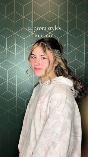 quick little inspo Prom season is just a few weeks away! Make sure to snag your appointment ASAP! The spots are filling up quickly✨ #salon #hairstylist #updo #prom #fyp